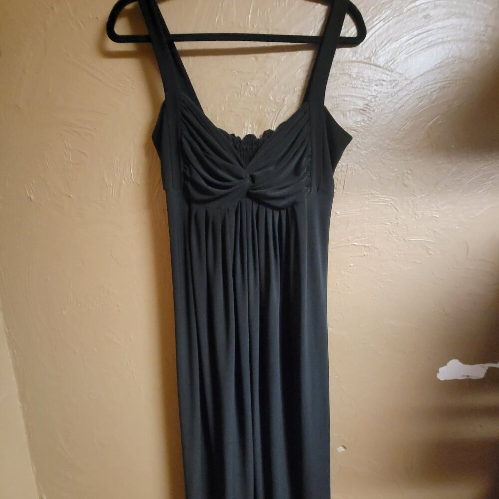 Cute Little Midi Black Dress By Metro7 Size M #165